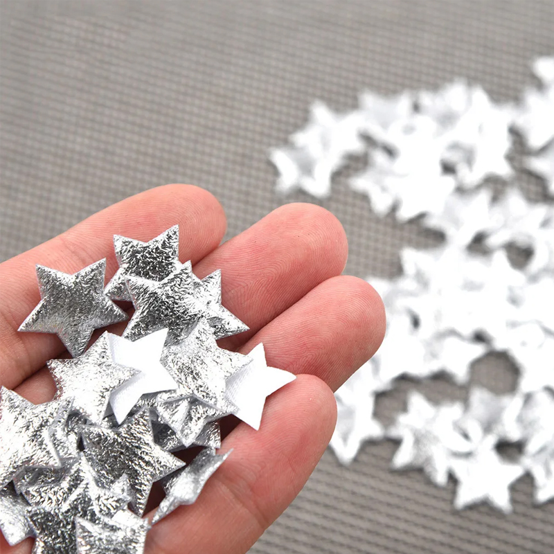 100Pcs Gold/Silver Stars for C - Embellishments For Scrapbooking ulasan dan harga