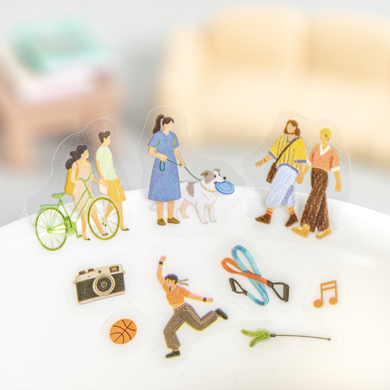 JIANQI 45mm*2m PET Mini charac - Embellishments For Scrapbooking ulasan dan harga
