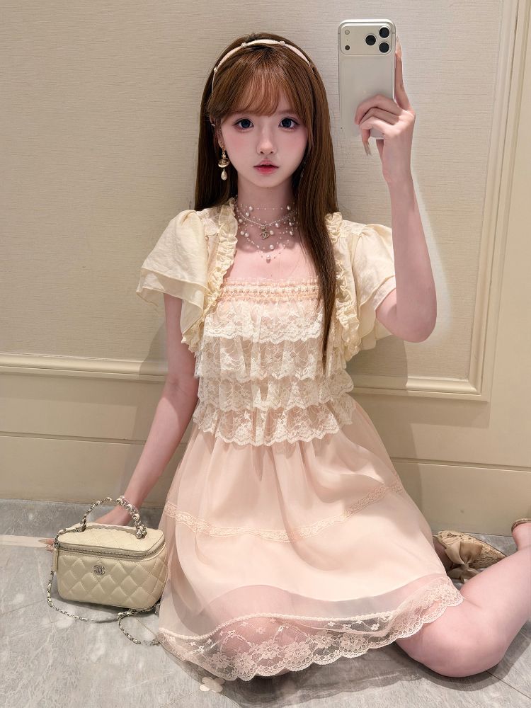 Japanese Vintage Sweet Lolita  - Elastic Lace Trim ulasan dan harga