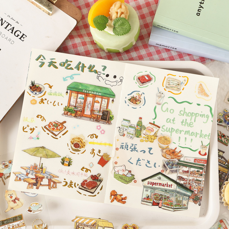 20pcs/lot Die-Cut Stickers wit - Embellishments For Scrapbooking ulasan dan harga
